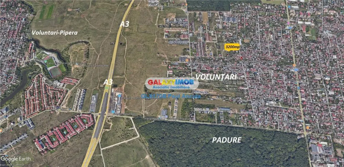 Teren 3200 mp Voluntari str Becheanului la sosea utilitati - foto 4