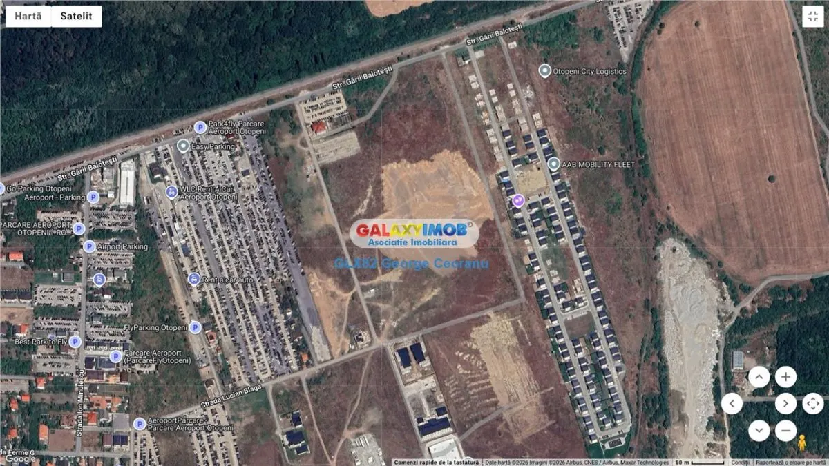 Inchiriere teren  750mp Otopeni strada Garii Balotesti - foto 2