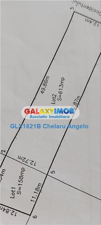 Aparatorii Patriei, Cheile Turzii, teren 613 mp, deschidere 12,40 ml - foto 1