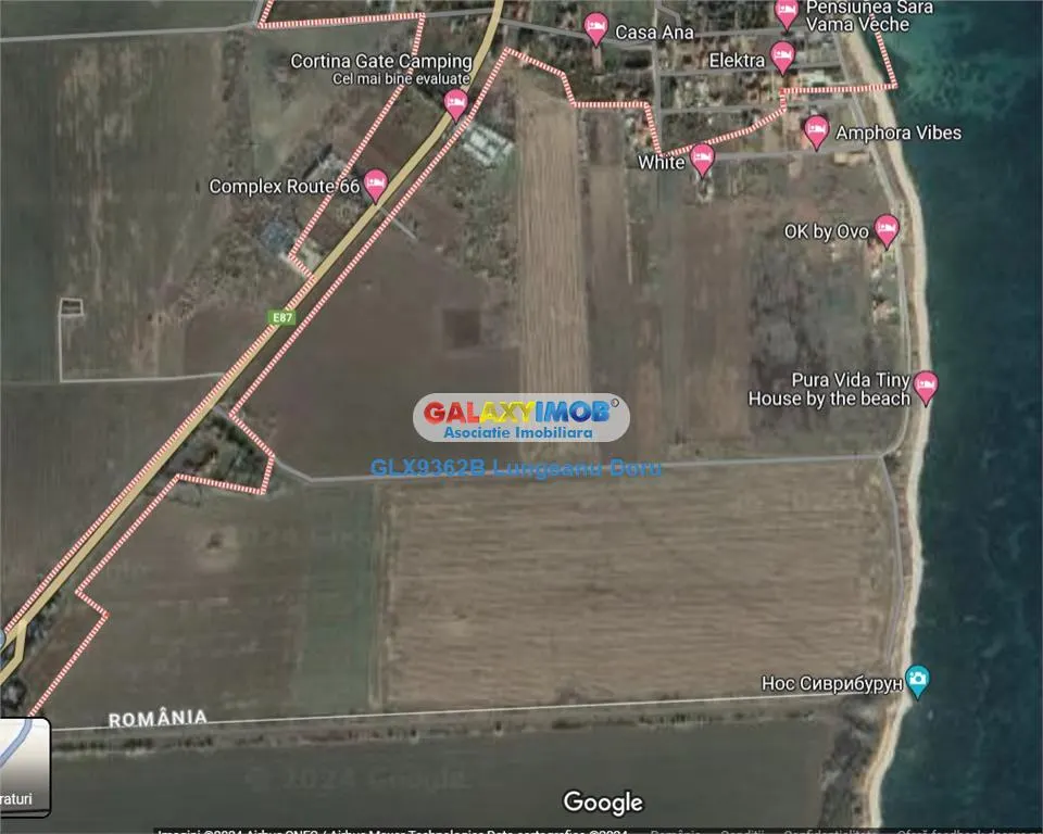 Teren intravilan 47.400 mp, Vama Veche, 200 m de Marea Neagra - foto 8