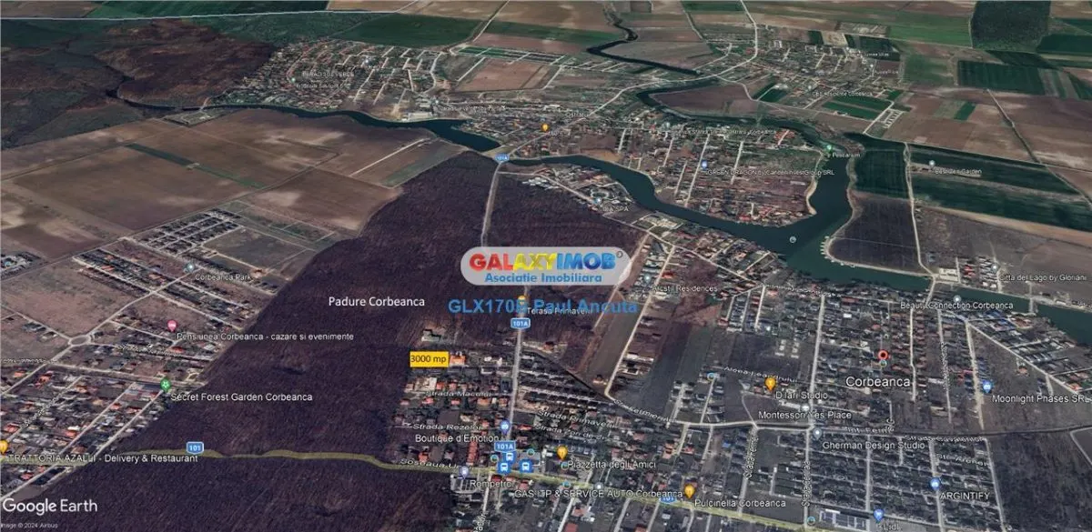 Teren Corbeanca str Primaverii 3000 mp 2 laturi la padure - foto 1