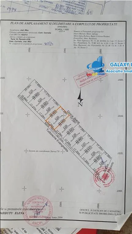 Fara comision! Vanzare/inchiriere teren 572mp Cornetu Taberei Cornilor - foto 4