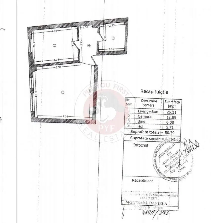 Calea Dorobanti | 2 Camere | Bloc 2016 | 64mp | B13179 - foto 9
