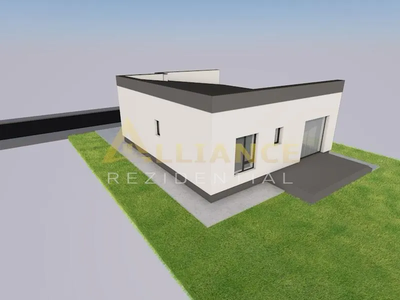 Casa individuala- 4 camere- 2 bai- beci- placa de beton - foto 1