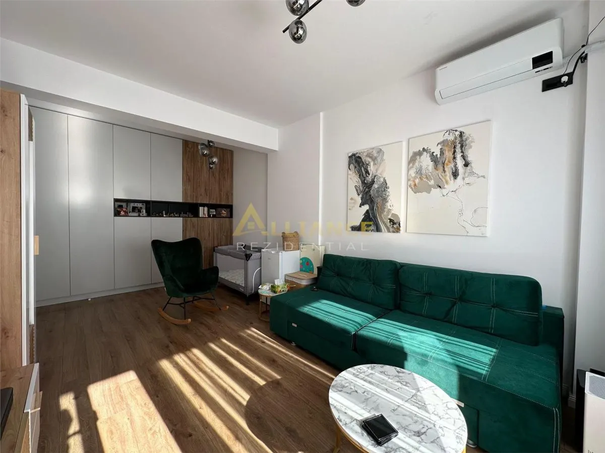 APARTAMENT LUX 2 camere MOBILAT cu GRADINA bloc NOU - foto 11