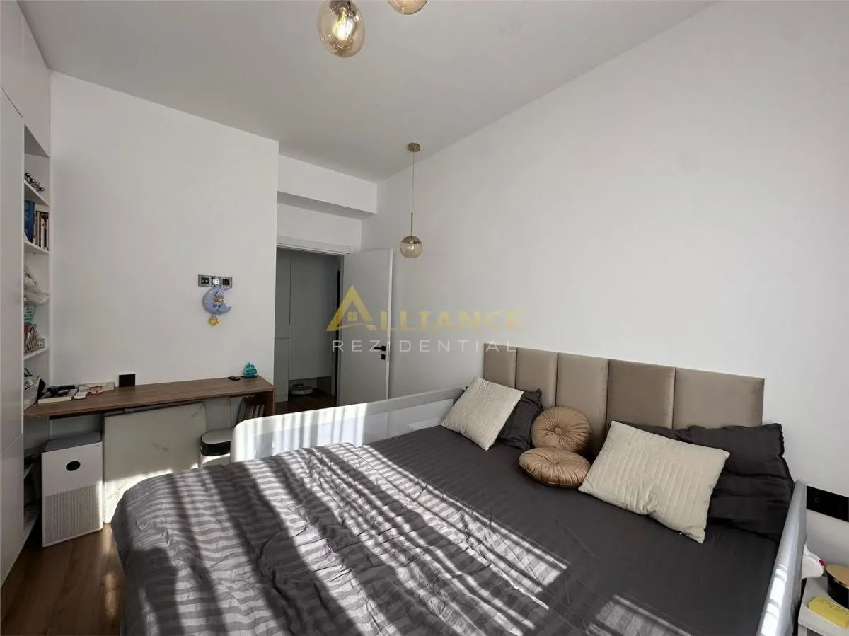 APARTAMENT LUX 2 camere MOBILAT cu GRADINA bloc NOU - foto 3