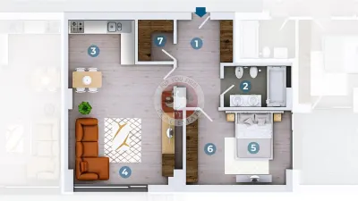 Parc Verdi | 2 camere | lux | 90mp | Constructie noua | B12968 - foto 15
