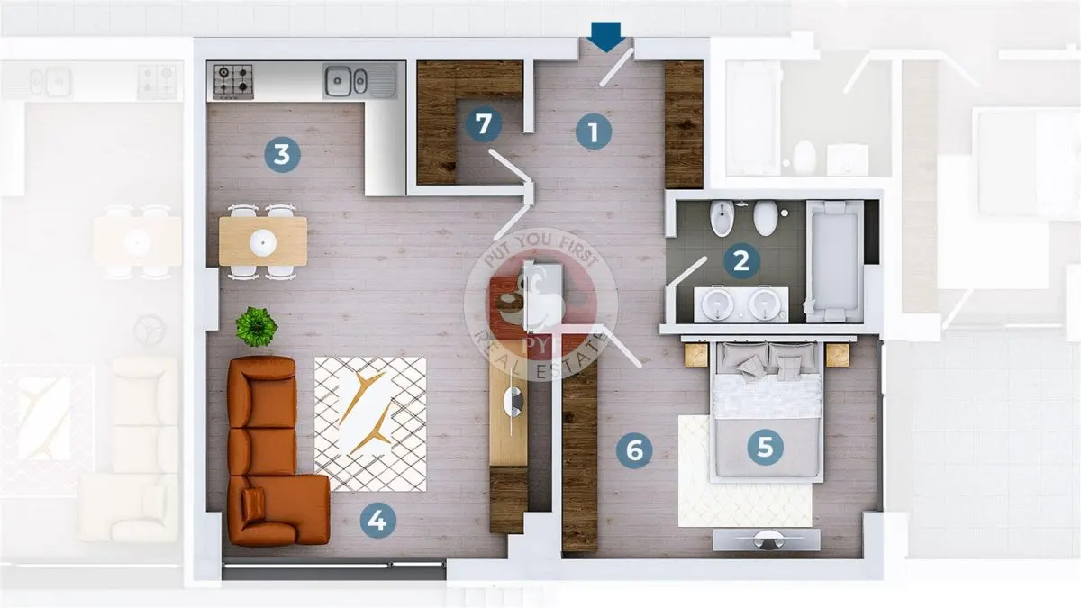Parc Verdi | 2 camere | lux | 90mp | Constructie noua | B12968 - foto 15