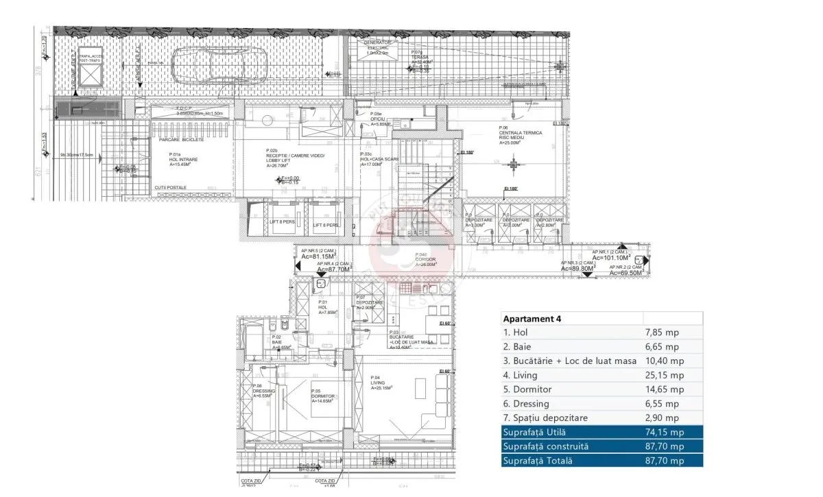 Parc Verdi | 2 camere | lux | 88mp | Constructie noua | B12969 - foto 14