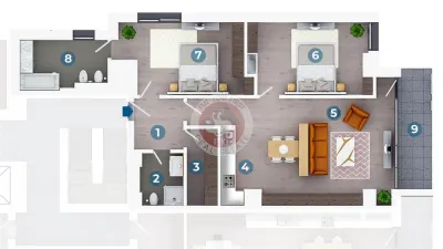 Rahmaninov | Apartament 3 camere | lux | 150mp | B12979 - foto 17