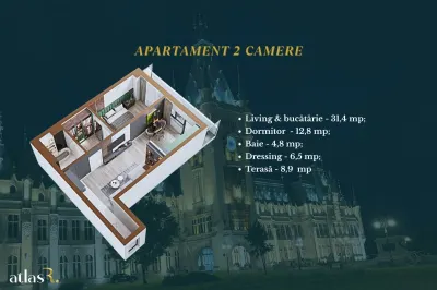Apartament 2 camere | Copou | 64,5 mp | Comision 0 - foto 8