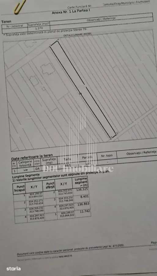 Teren Intravilan 1370mp | Padurisu-Frumusani |utilitati| Comision 0% - foto 2