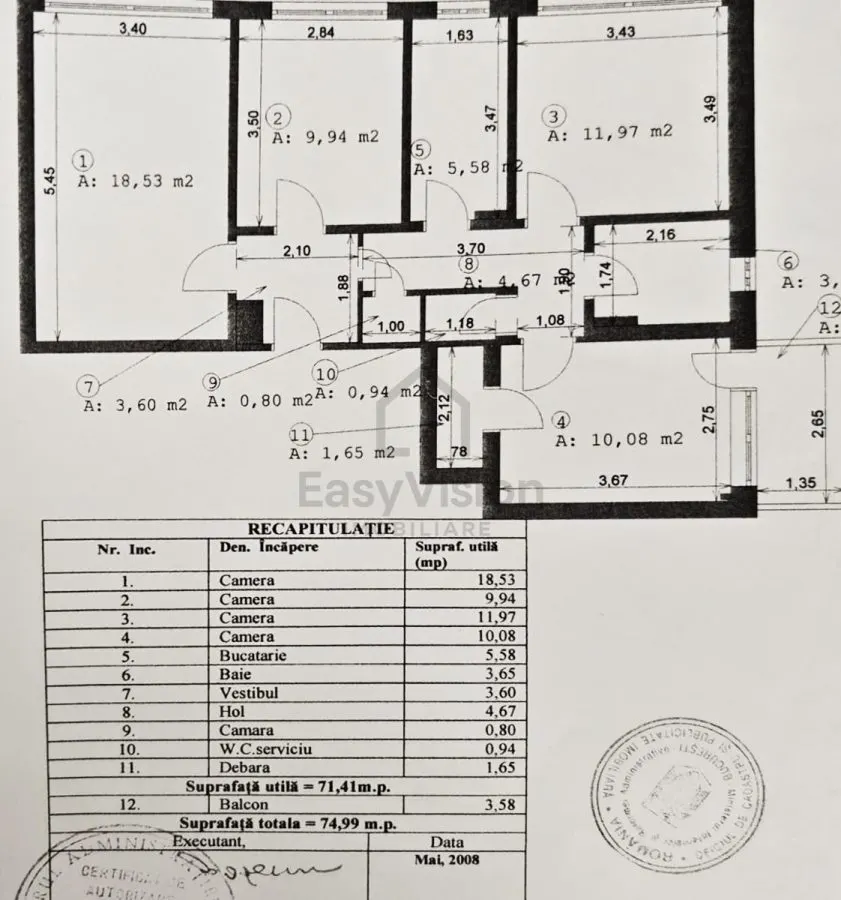4 camere Sector 1 | Metrou Grivita |Calea Grivitei | 75 mp - foto 3