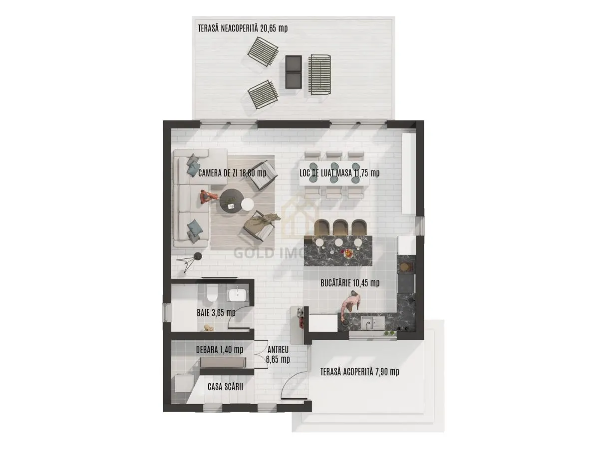 Teren de vânzare parcele 500 mp cu proiect de casa P+1 aprobat - foto 7