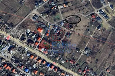 Tomesti teren 700mp str Bradutului  in spatele Primariei - Tomesti
