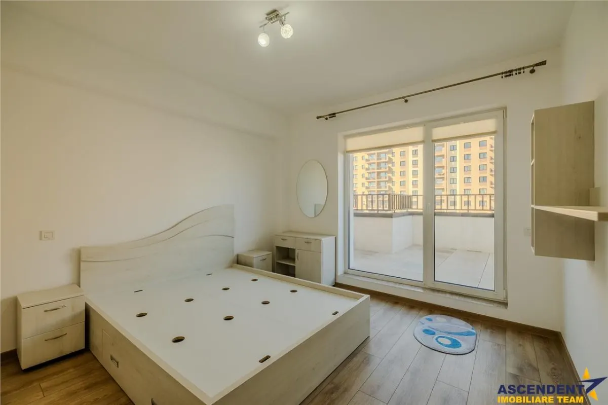 Apartament 2 camere,tip penthouse,mobilat, utilat,2 terase,100mp,Tractorul,Brasov. - foto 10