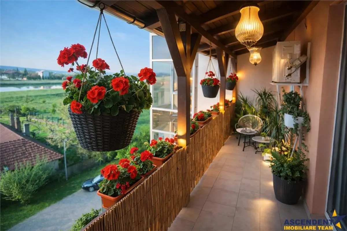 3 camere,panoramic,75 mp,mobilat,terasa, lift,parcare,Unirii,Targu Mures,Digului - foto 2