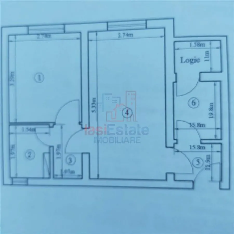 Apartament 2 camere Podu Ros - foto 1