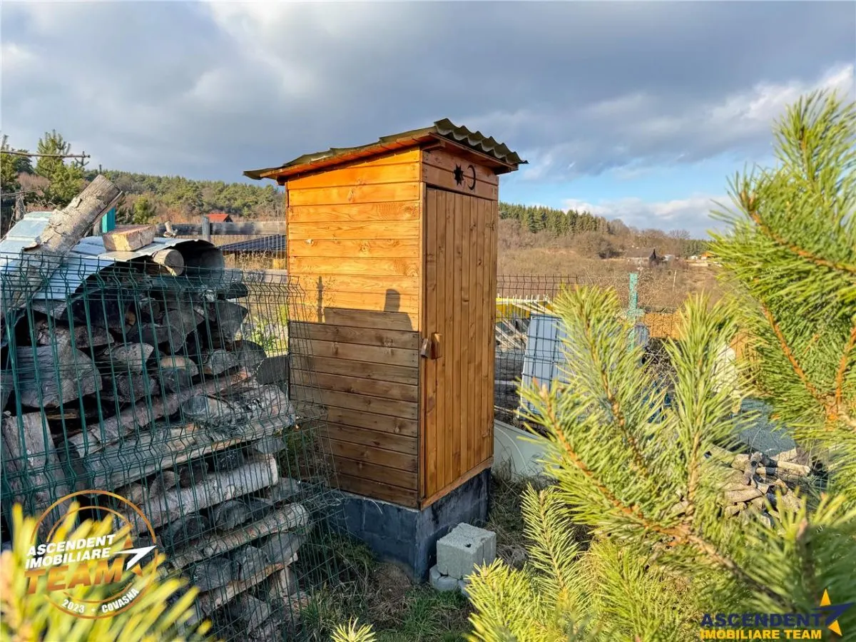 Teren intravilan 520 mp cu casuta din lemn,zona linistita,aproape de oras,Sancraiu,Covasna - foto 9