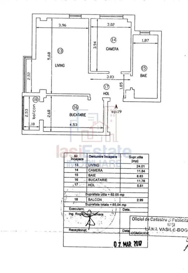 Apartament 2 camere Hlincea - foto 17