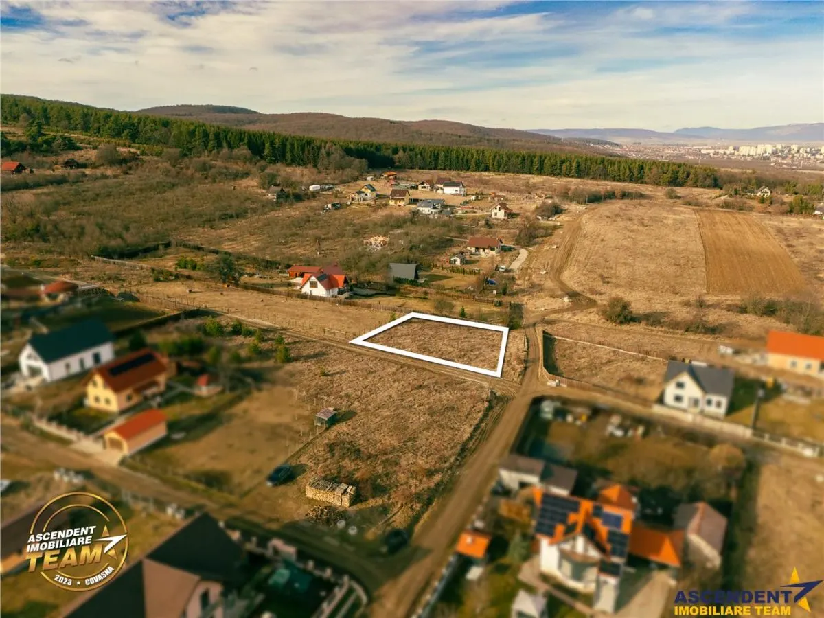 FILM!Teren intravilan cu priveliste, Sancraiu, Szalomer, Covasna - foto 1