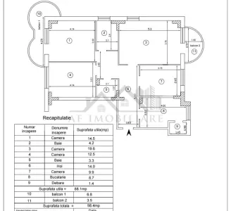 Apartament 4 camere 99mp Nicolina - foto 2