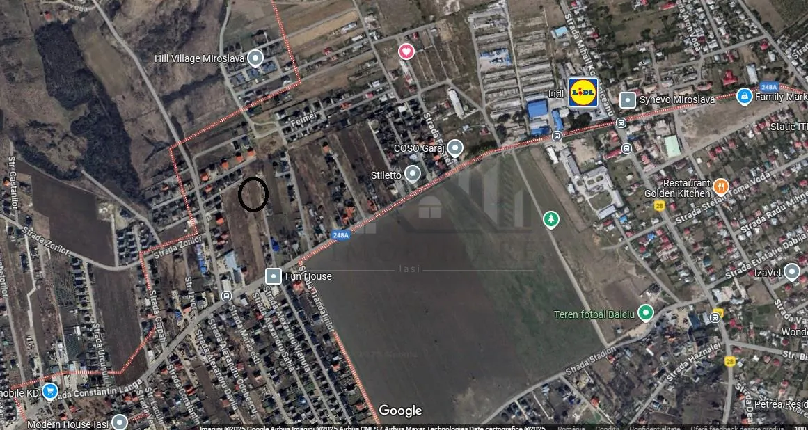Miroslava teren 803mp cu Autorizatie de Constructie pentru duplex - foto 2