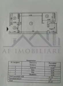 Garsoniera zona Alexandru cel Bun - foto 5