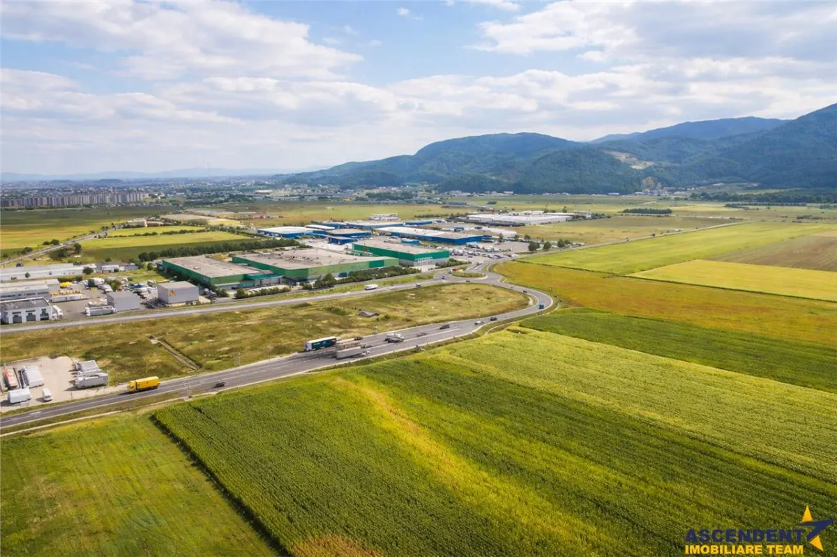 50.000 mp extravilan, in vecinatatea aeroportului, Ghimbav, Brasov - foto 1