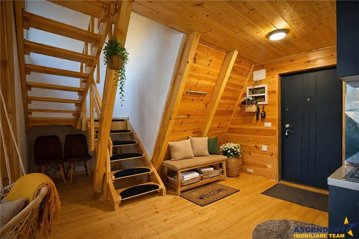 In incantare peisagistica,rafinata cabana, echipata,Moieciu,Bran,Brasov - foto 11