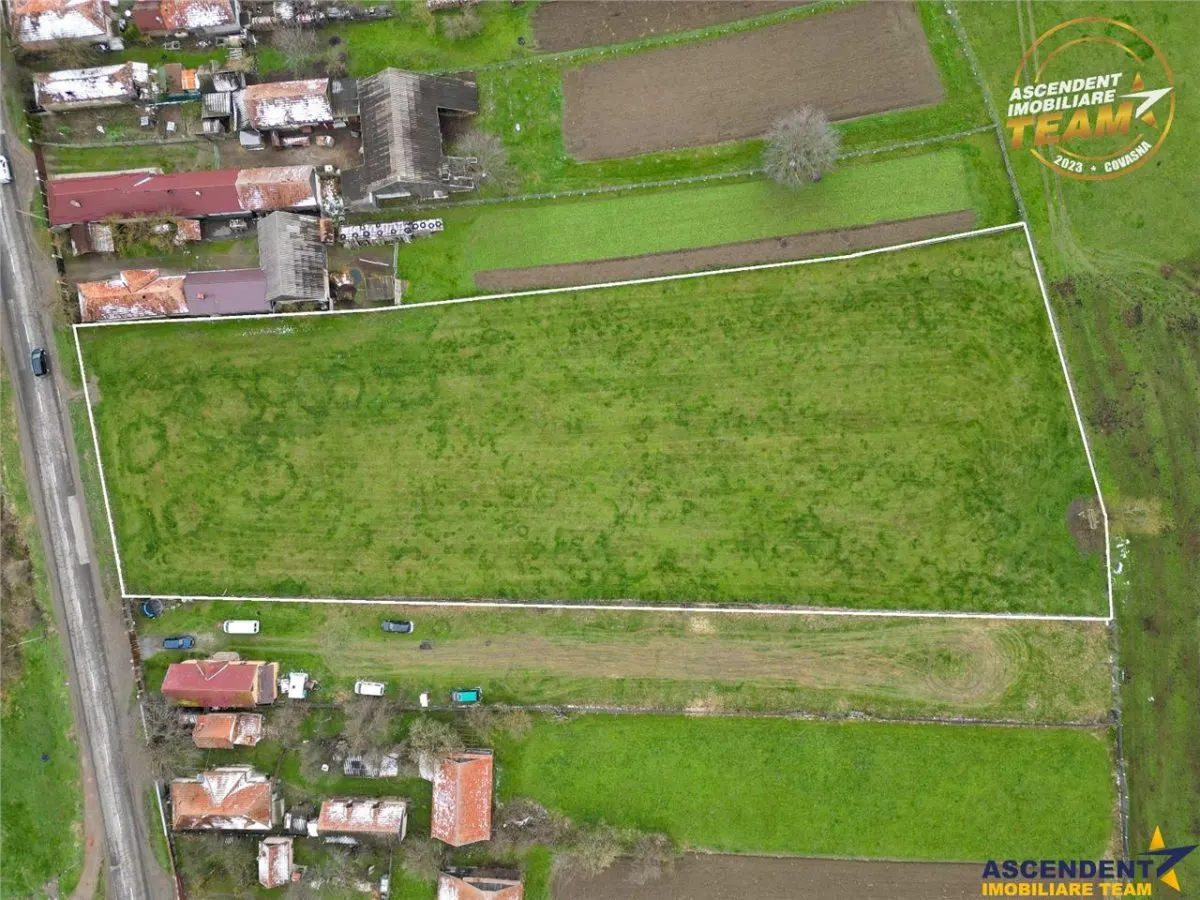 Teren strategic pentru dezvoltare si investitie, 8.000 mp intravilan valoros, Sanzieni, Covasna - foto 8