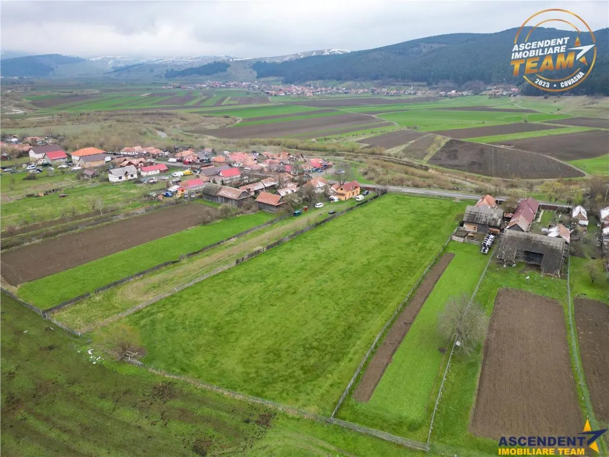 Teren strategic pentru dezvoltare si investitie, 8.000 mp intravilan valoros, Sanzieni, Covasna - foto 9