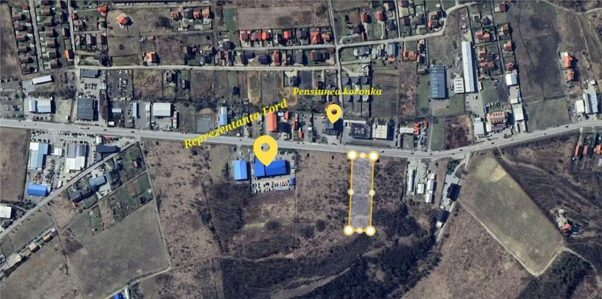 Oportunitate! Teren intravilan 4.500 mp, vizibilitate excelenta DN13, Corunca - foto 1