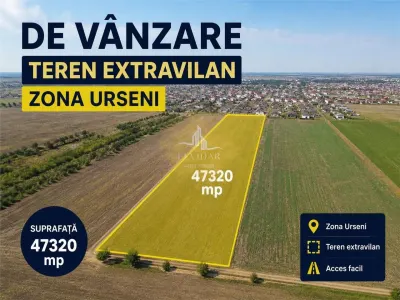 Teren Extravilan - Urseni - 47 730mp - Urseni