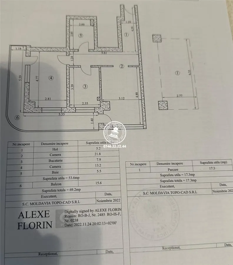 Apartament 2 Camere Tatarasi-Metalurgie - foto 7