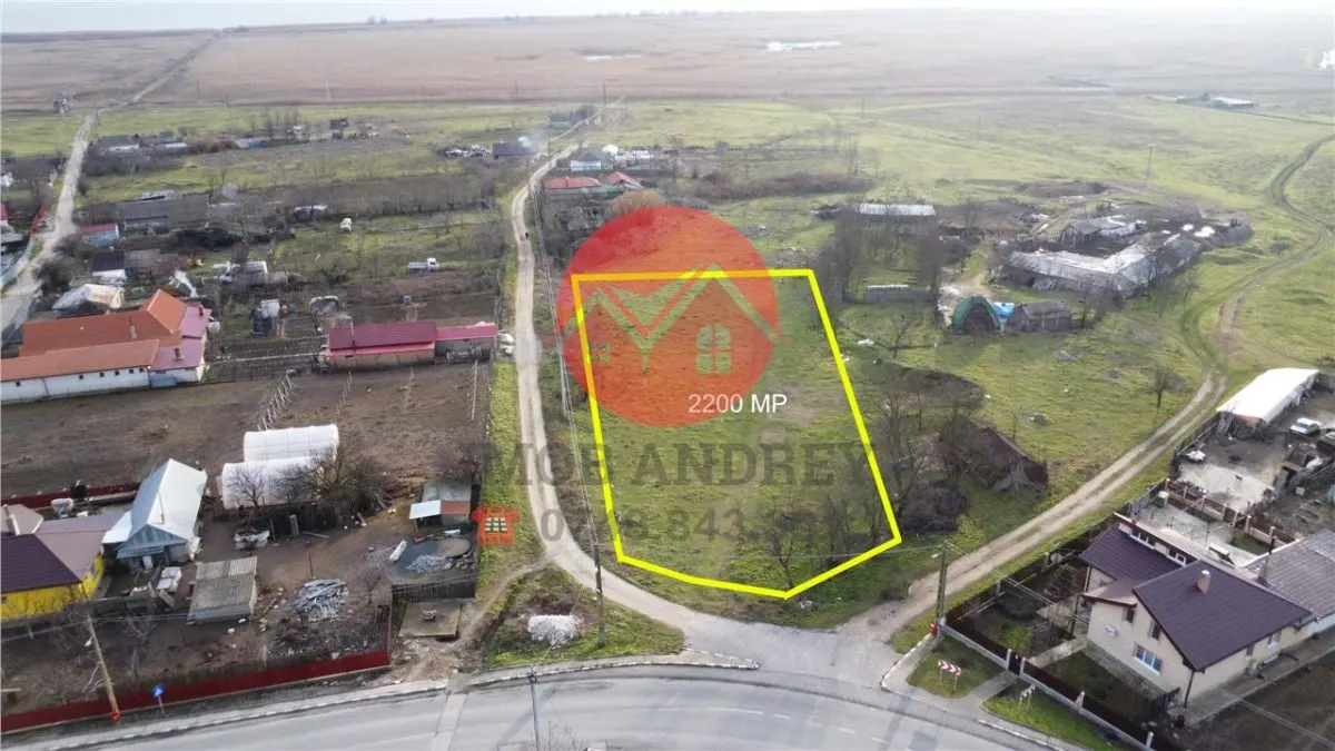 Teren intravilan 2200 mp de vanzare â€“ Sarinasuf, deschidere la sosea - foto 1