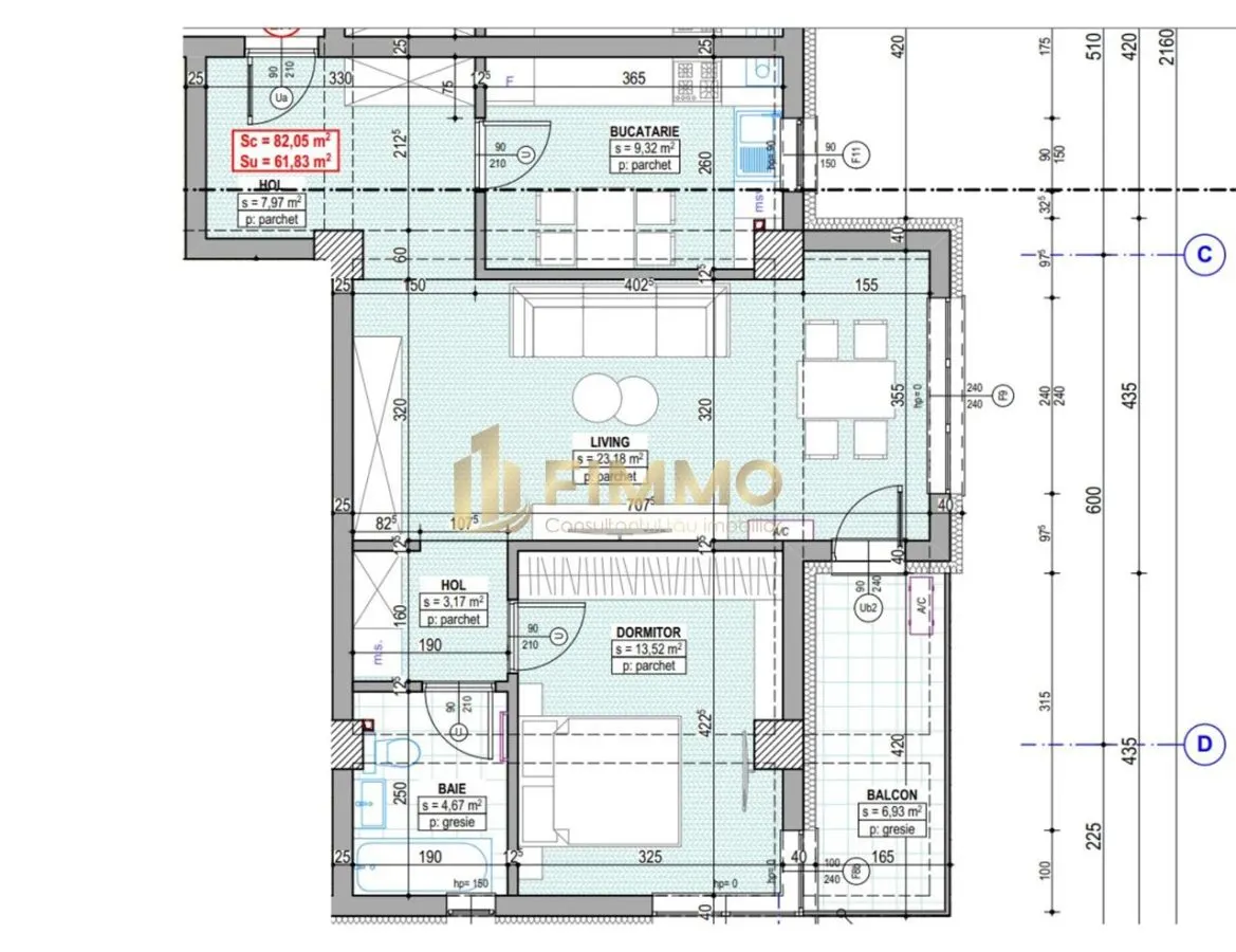 Apartamente tip 2.4 | 62mp | Bloc nou | Traian Vuia | ID:1136 - foto 2