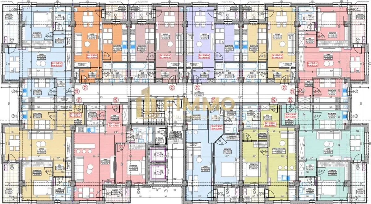 Apartamente tip 2.4 | 62mp | Bloc nou | Traian Vuia | ID:1136 - foto 4