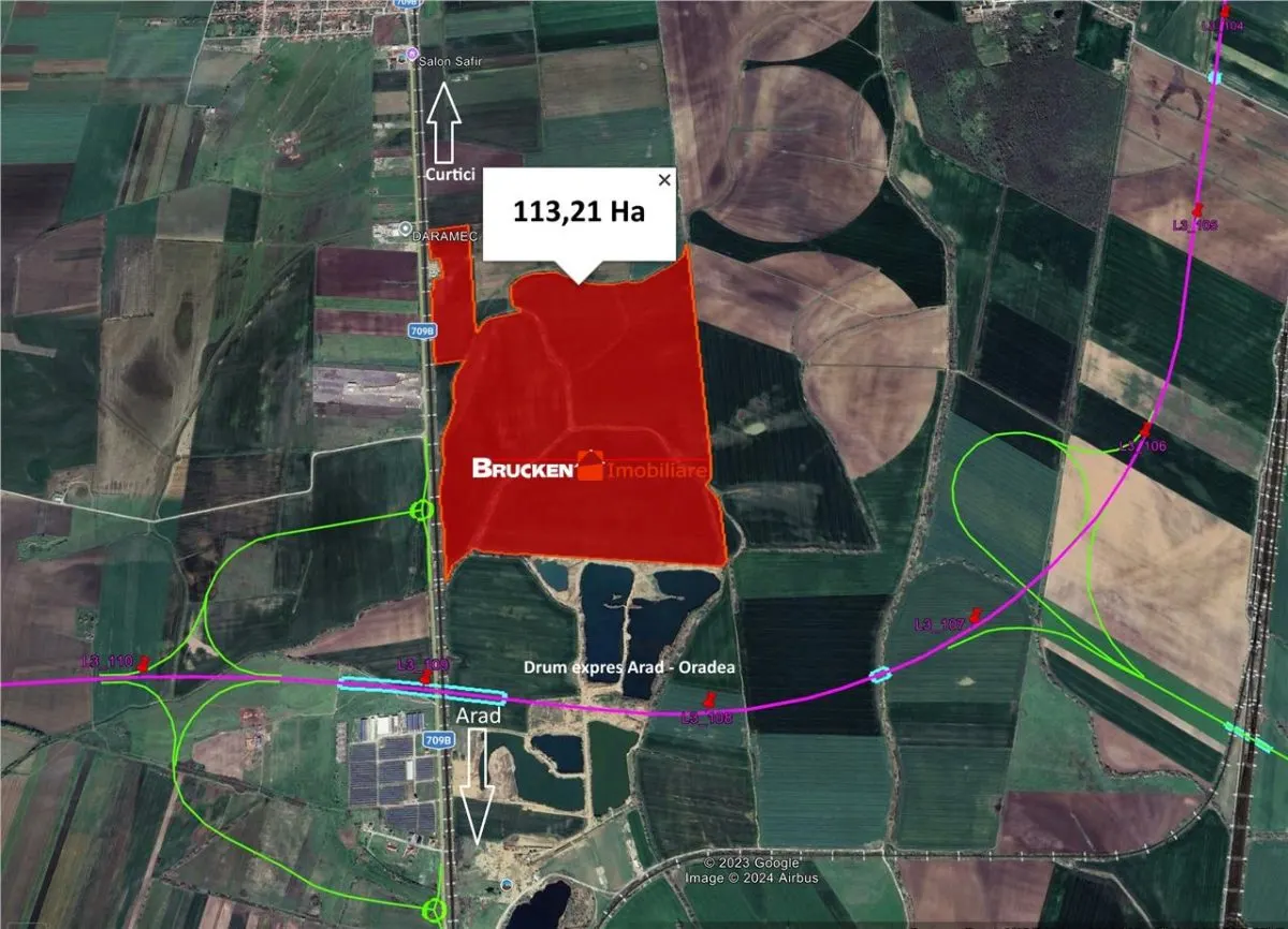 113,21 ha in nordul Aradului, la iesirea de pe drumul expres - foto 1