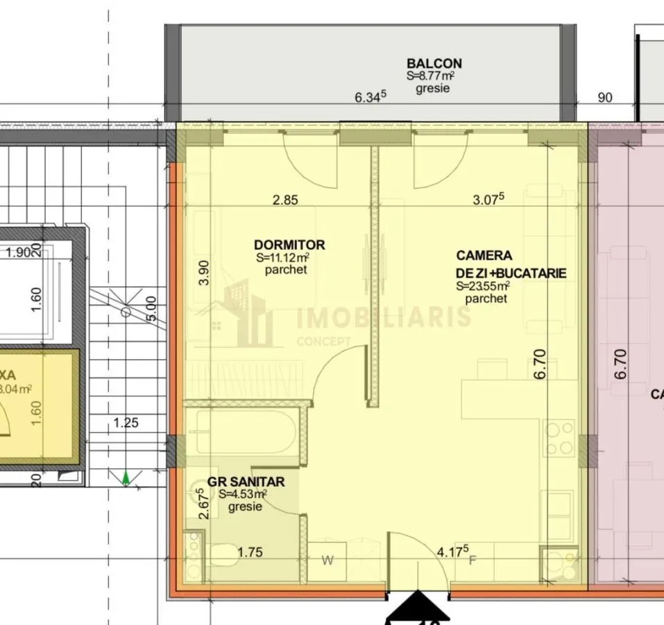 Apartament 2 camere, zona Margeanului - foto 7