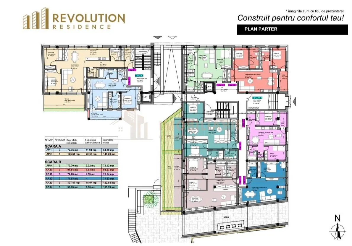COMISION 0%!!! Apartament 3 camere, Millenium Plaza, Centru Vechi - foto 7