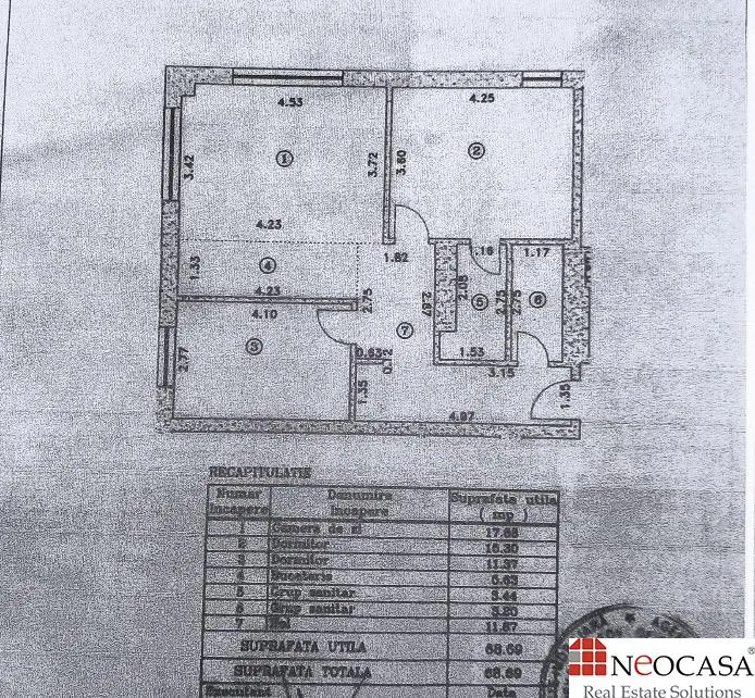Apartament 3 Camere 4 City North I Mobilat & Utilat - foto 15