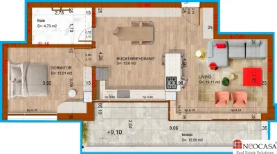 Apartament in bloc boutique langa parcul Ciresarii - foto 4