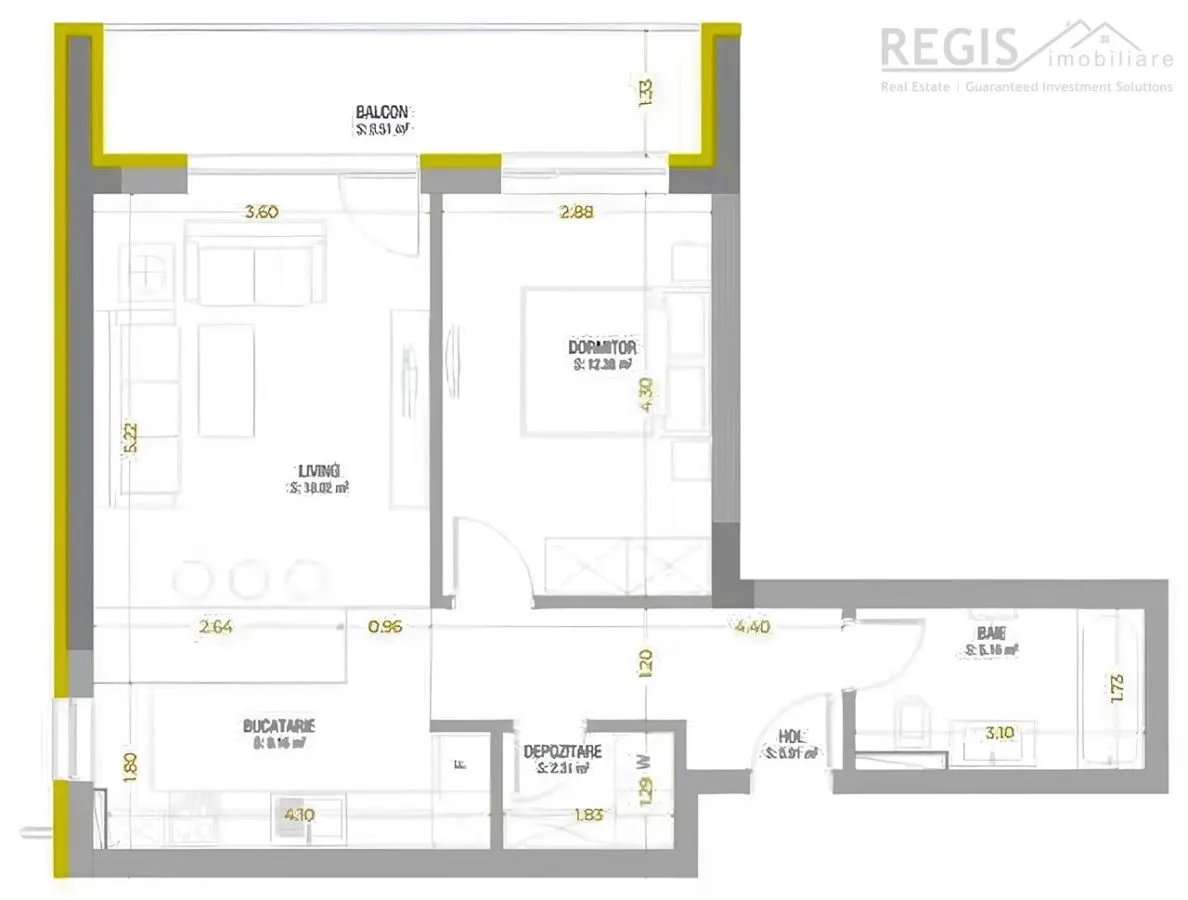 2 Camere in Urban Plaza cu Priveliste la Prima Inchiriere - foto 15
