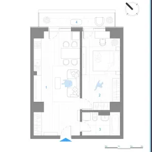 Apartament 2 camere - bloc nou - Cug - Selgros - foto 3