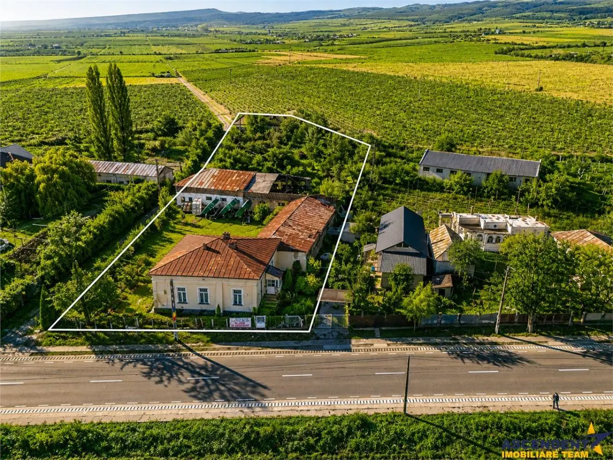 Proprietate unica in zona viticola Odobesti, Vrancea, casa boiereasca cu 4.000 mp de teren intravilan - foto 1