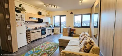 Apartament 2 camere, 54 mp, bloc nou (2020), mobilat și utilat, loc de parcare inclus - foto 3