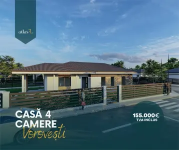 Casa plan parter | Vorovesti | 4 camere | 2 bai | Comision 0 - Vorovesti