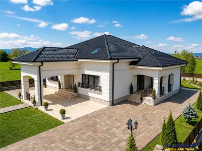 LUX Vila cu parc privat 1.250mp, spa, barbeque, privelisti pretioase, Rasnov - Brasov