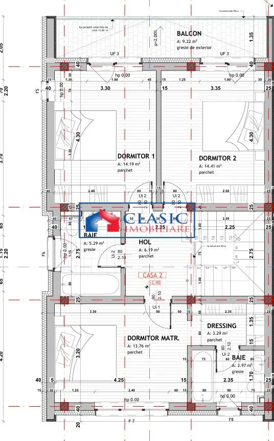 Vanzare duplex 5 camere teren 270 mp in Floresti- zona Vivo Mall - foto 11